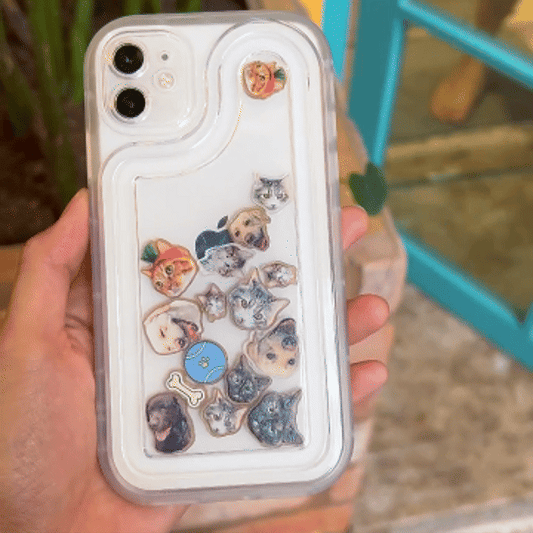 Personalized Phone Case Shaking Charms