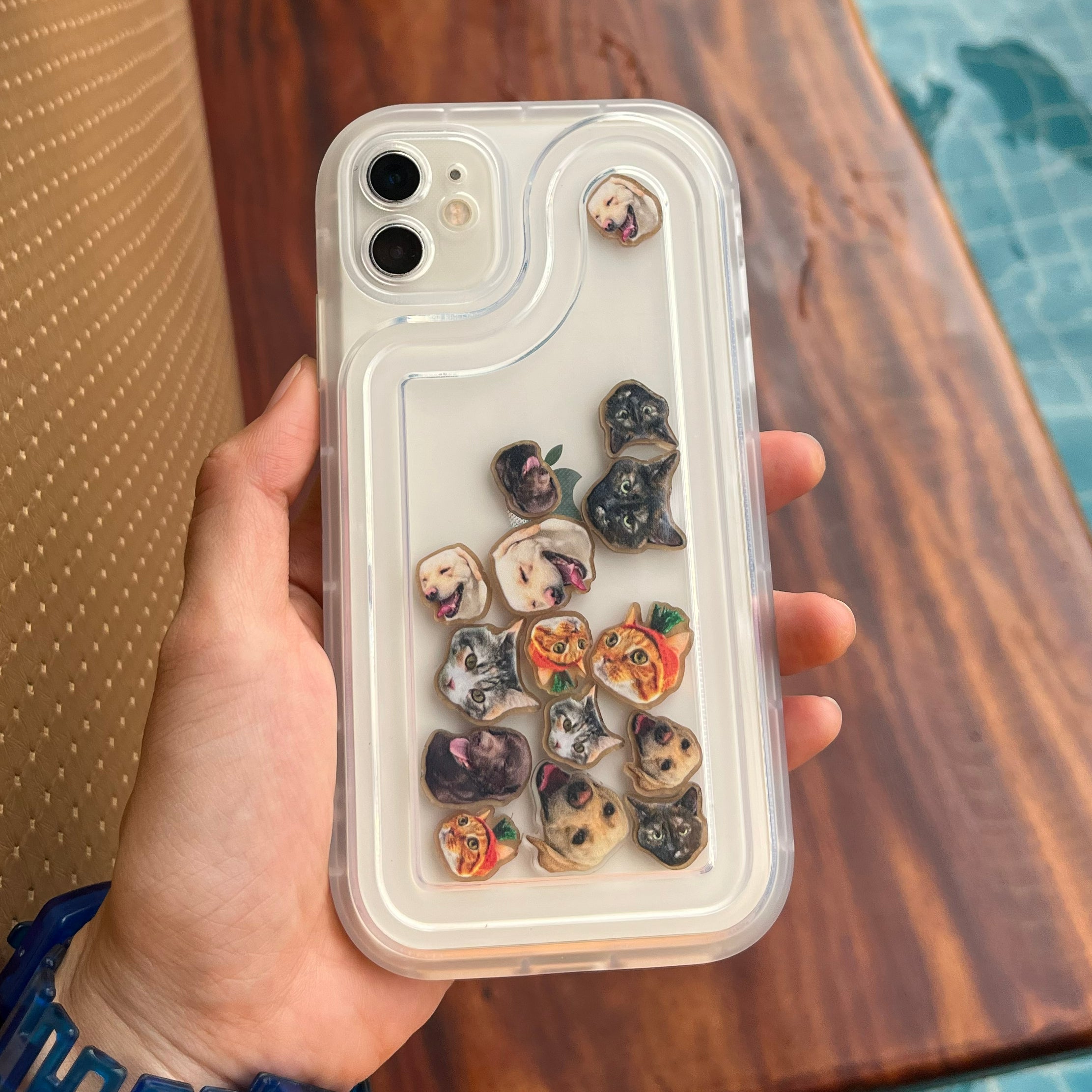 Personalized Phone Case Shaking Charms