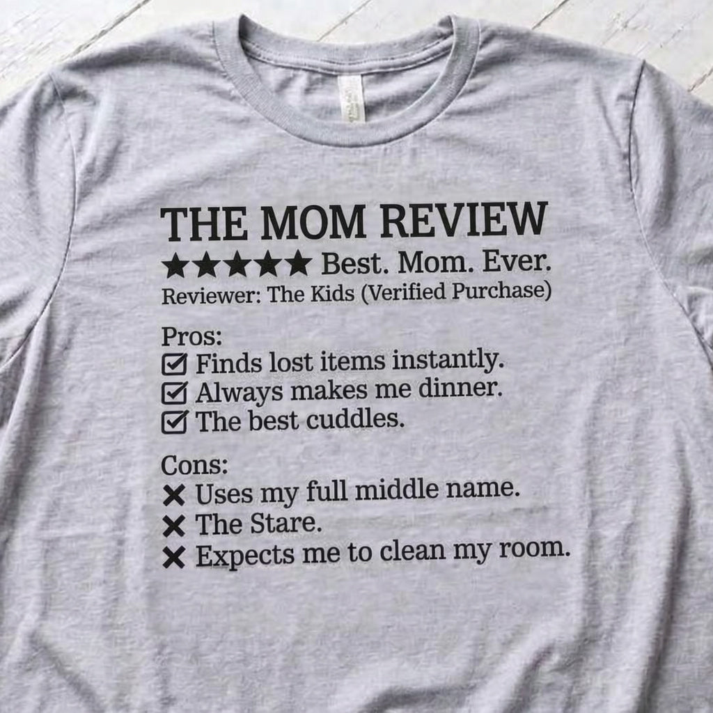 Personalized The Mom Review Tee