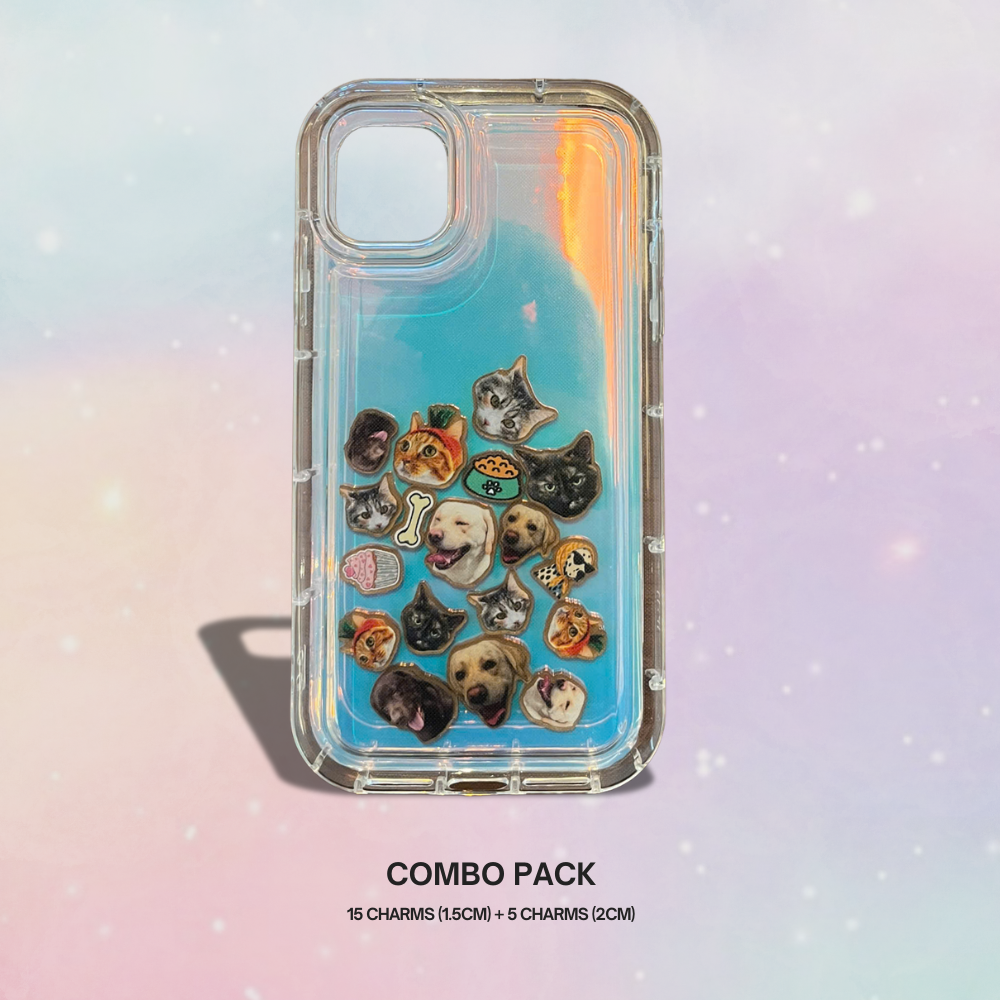 Personalized Phone Case Shaking Charms