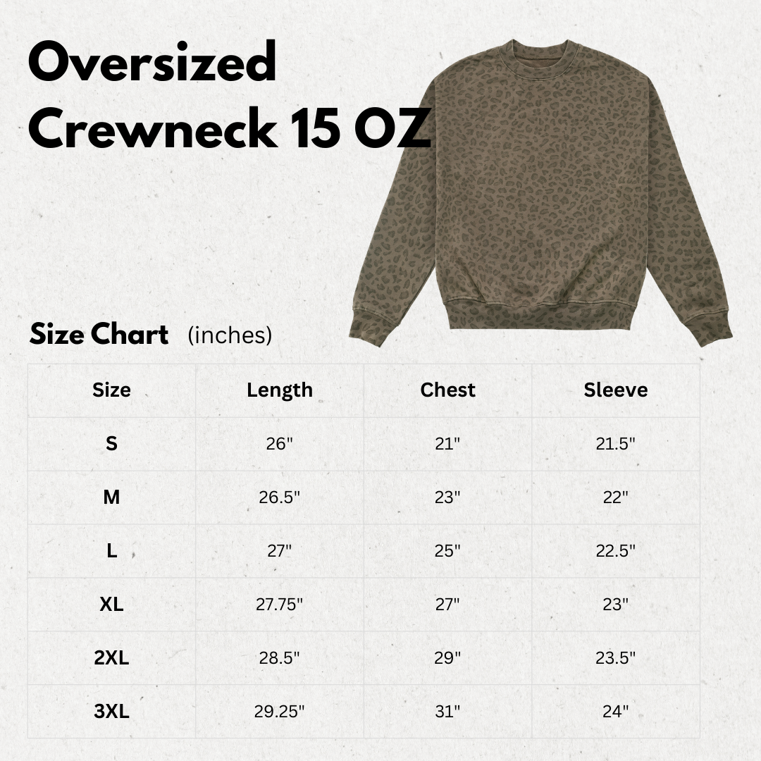 Customized Leopard Embroidered Sweatshirt