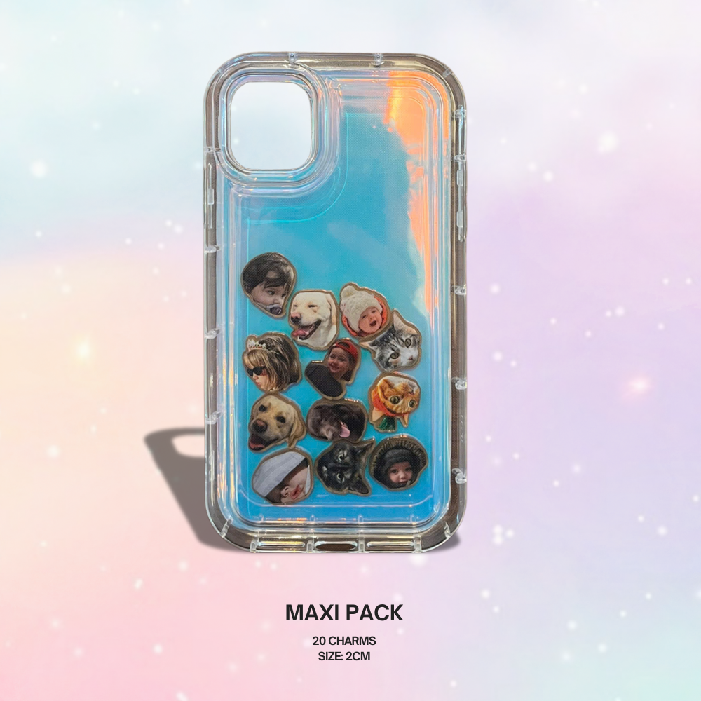 Personalized Phone Case Shaking Charms